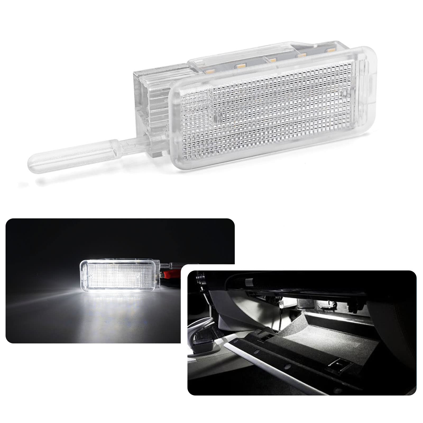njssjd 1X LED Glove Box Light Courtesy Lamp for Peugeot 1007 207